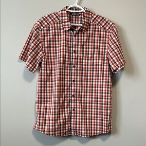 Arc’teryx Brohm Short Sleeve Plaid Button Down Gorpcore Casual Shirt Large